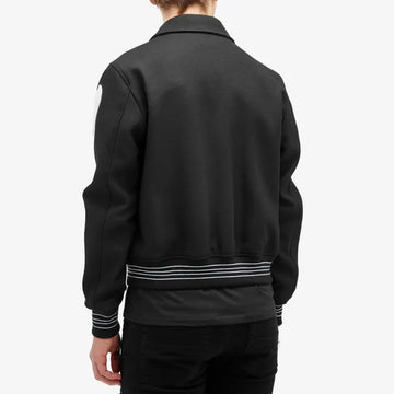 AMIRI Varsity Bones Jacket Black White
