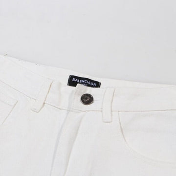 Jeans Balenciaga Logo Vintage White BL019