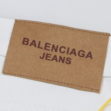 Jeans Balenciaga Logo Vintage White BL019